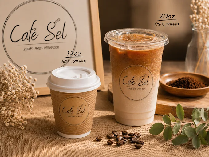 Cafés chauds et glacés de Café Sel